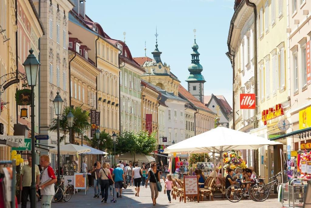 Moderne Innenstadtwohnung Klagenfurt Klagenfurt am Woerthersee Exteriör bild